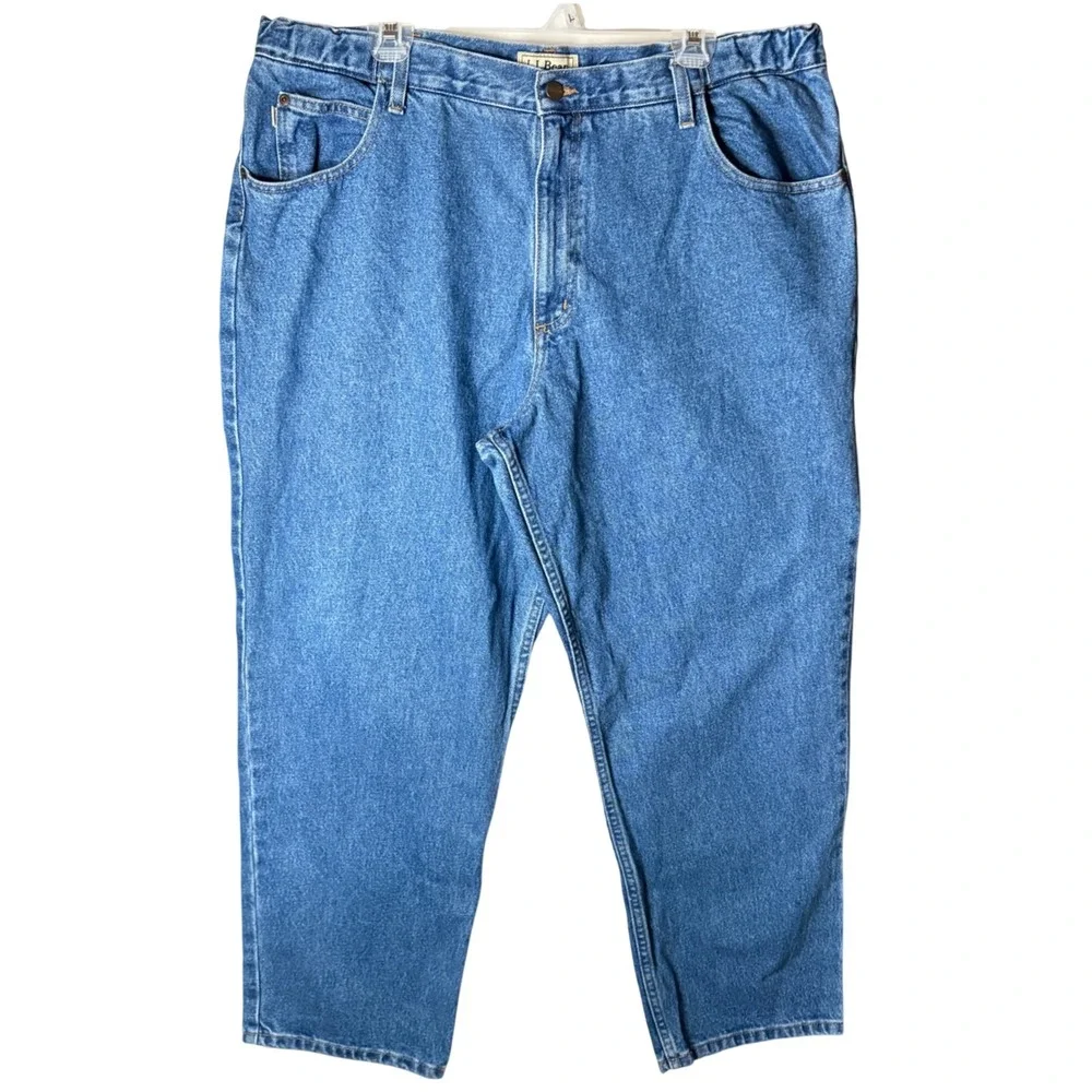 L.L. Bean VTG Comfort Waist Straight Leg Jeans Mens 40x29 Blue Cotton Gorpcore